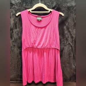 Pink Sleeveless Top by Milk Nursingwear Sz M